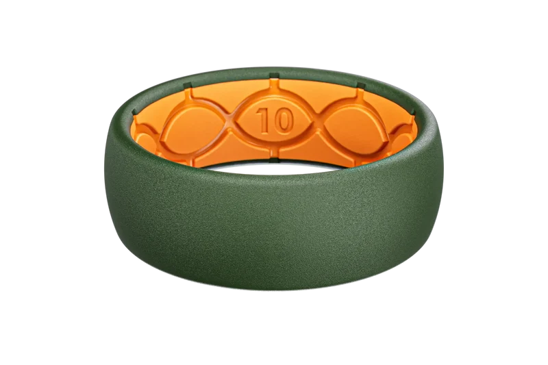 Solid Moss Green Ring