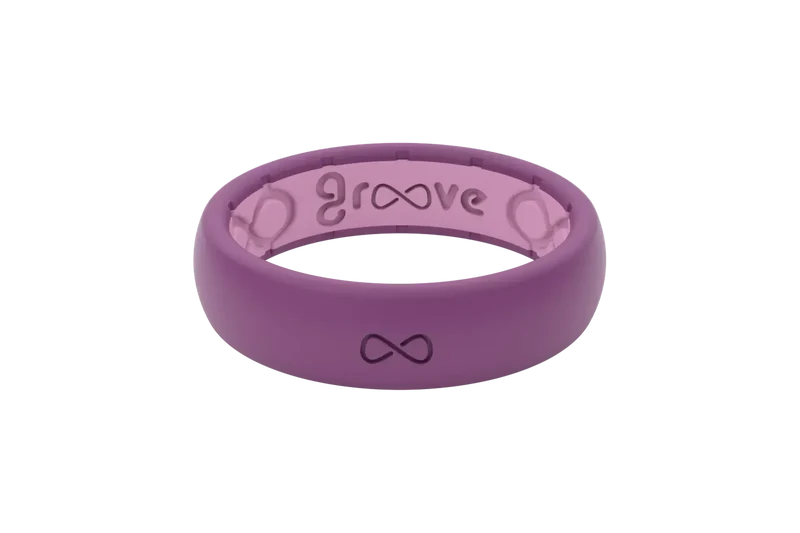 Solid Lilac Thin Ring